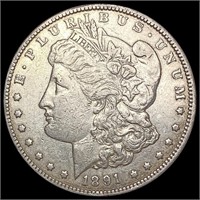 1891-CC Morgan Silver Dollar CLOSELY UNCIRCULATED