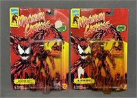 2 Marvel Comics MAXIMUM CARNAGE Action Figures