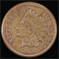 1864 INDIAN HEAD CENT CN CH AU