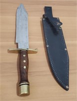 Vintage Bowie Knife With Sheath