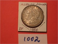 1884 Morgan Silver Dollar XF