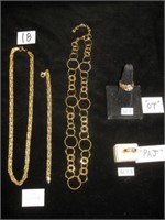 (5) Pieces of Gilded Sterling Jewelry