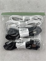 NEW Lot of 6-6ft Android Charging Cable
