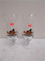 Hard Rock Cafe cocktail glasses