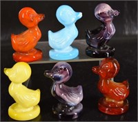 Six Boyd Duck Paperweights
