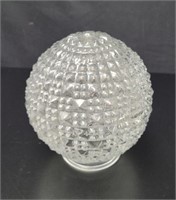 vintage diamond pattern glass globe lamp shade