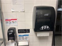 Hand Towel and Soap Dispensers