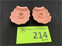 Abingdon Pottery Seashell Candle Holder (2)