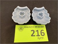 Abingdon Pottery Seashell Candle Holder (2)