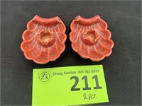 Abingdon Pottery Seashell Candle Holder (2)