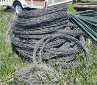 Stack of Re-Rolled Barbed Wire (S of Buffalo)