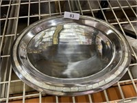 Towle Polished Alum & Mother of Pearl Meat Platter
