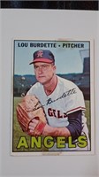 1967 TOPPS BASEBALL SET BREAK #265 LOU BURDETTE NM