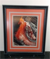 Reproduction Photograph of Volcano