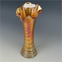 Imperial Marigold Ripple Vase
