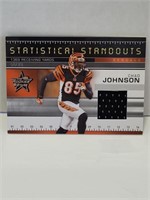 2007 Leaf Standouts Chad Johnson Jersey /250 Card