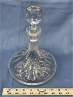 Large Glass Decanter with Stopper