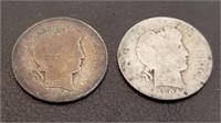 1903 & 1904 Barber Dimes (90% Silver)