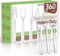 360Ct Plastic Silverware: Forks/Spoons/Knives