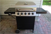 CHARBROIL 5 BURNER PROPANE GRILL WITH SIDE BURNER