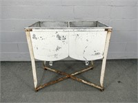 Vintage Metal Commercial Sink