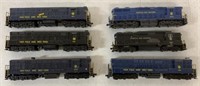 6 HO Train Engines-Life-Like & others