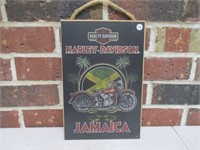7x10" Harley Davidson Jamaica Sign