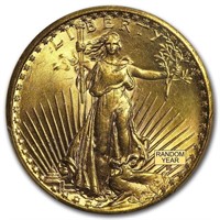 $20 St Gaudens Gold Double Eagle MS-63 PCGS-Random