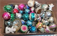 Box vintage Christmas ornaments
