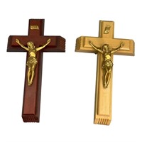 2 Last Rites Sick Call Cross/ Exorcism Kits