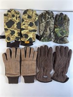 Camo Winter Glove Lot, SZ M