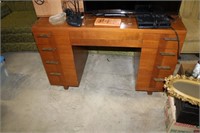 MCM Desk with Brass Pulls