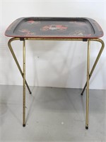 Antique car metal tv Tray