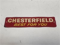 Chesterfield Cigarettes Rack Sign