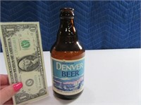 Rare? "Denver Beer" Glass PaperLabel Bottle Tivoli