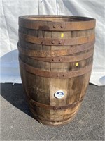 Vtg. Wooden Stave Barrel
