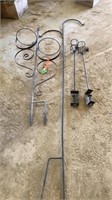 (4) Piece - Shepherds Hook and Plant Stands