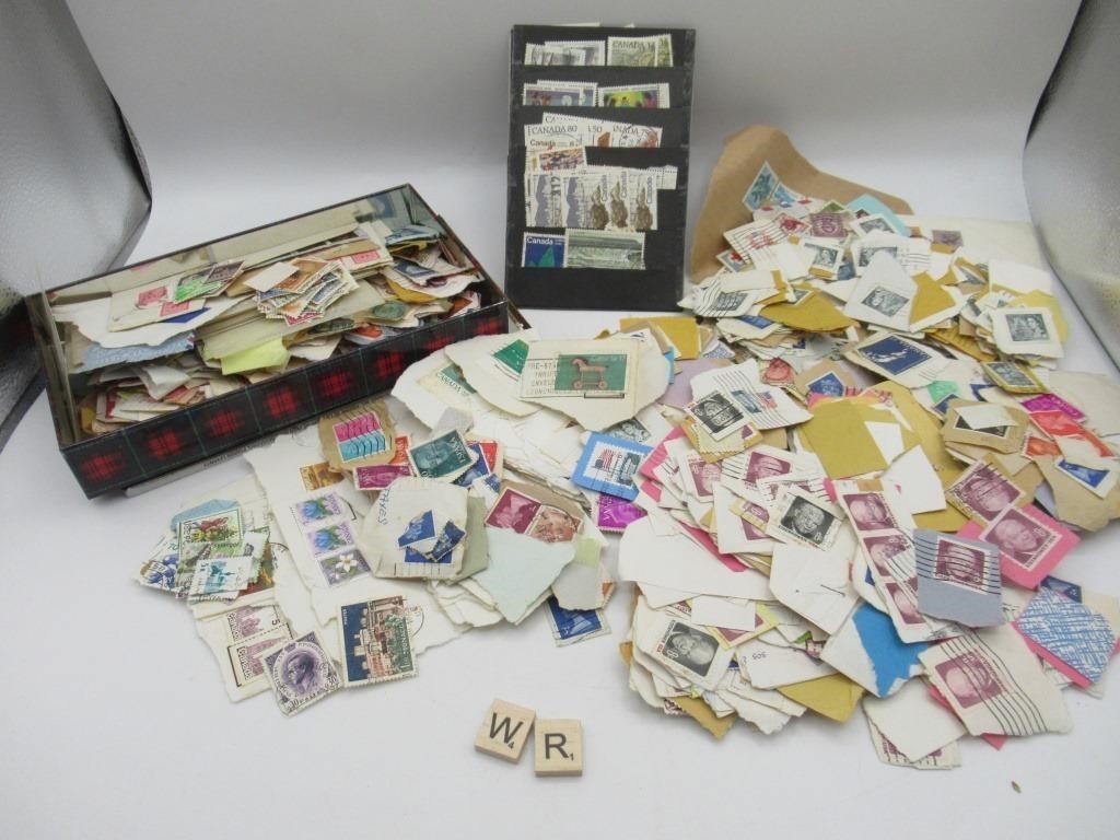 LOT OF STAMPS FROM AROUND THE WORLD