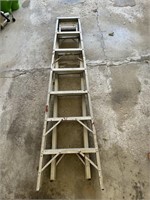 7’ Aluminum Metal Ladder