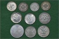 10 - Misc Silver Foregin Coins