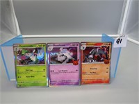 3 Assorted Pokemon Cards