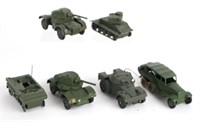 LOT OF DINKY ARMY VEHICLES