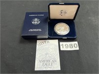 99.9% Silver American Eagle One Dollar Coin