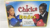 Sealed Chicks battle The Dudes Board Game
