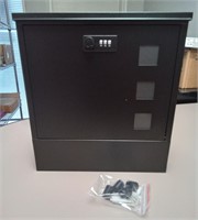 Security Mailbox w/Paper Compartment