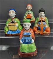 Vintage Japanese Hand Painted Incense Burners