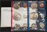 1976 US Double Mint Set in Envelope, With Ikes