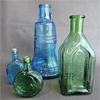 Vintage Molded Bottles -Wheaton, Taiwan