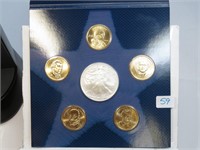 2008 Dollar Set Silver Eagle, Presidential Dollars