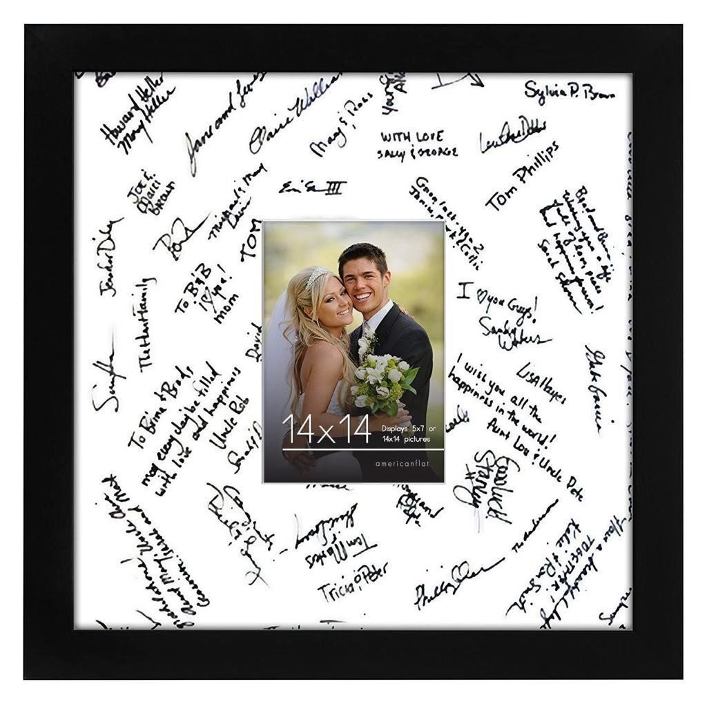 Americanflat 14x14 Black Wedding Signature